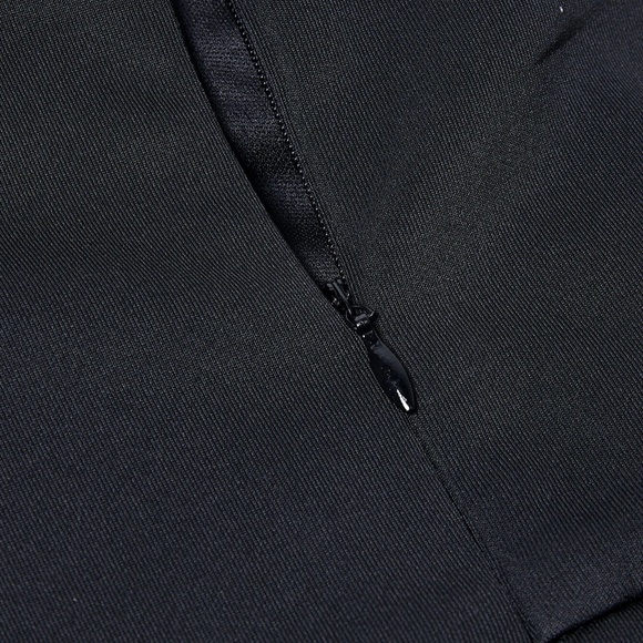 Luxe One Shoulder Bodycon Evening Black Tie Formal Dress - Picture 6 of 6